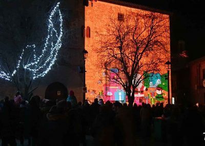 Vídeo mapping de Navidad en la Plaza de Pedro Dávila de Ávila