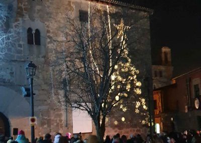 Vídeo mapping de Navidad en la Plaza de Pedro Dávila de Ávila