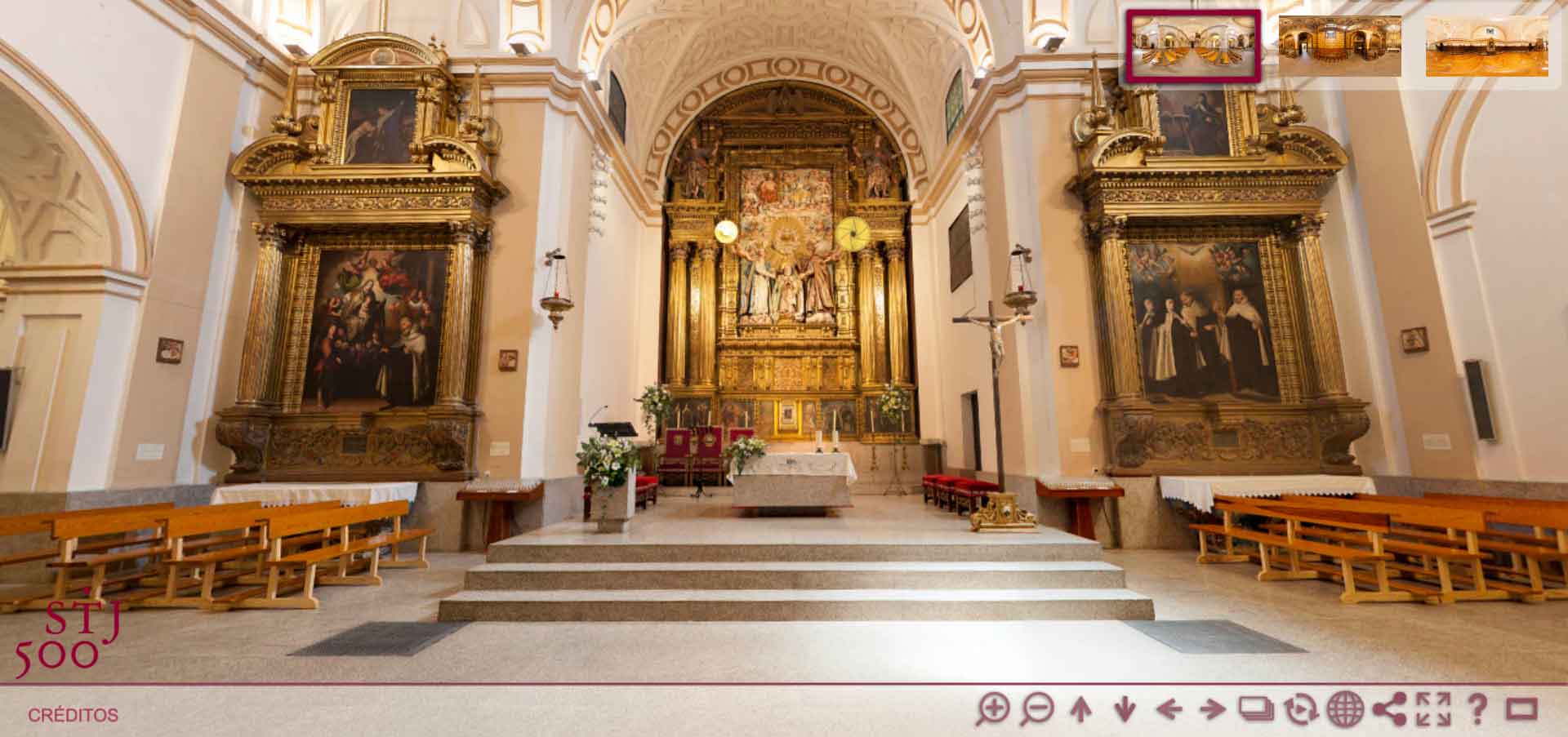 Visita virtual iglesia de Santa Teresa de Jesús en Ávila